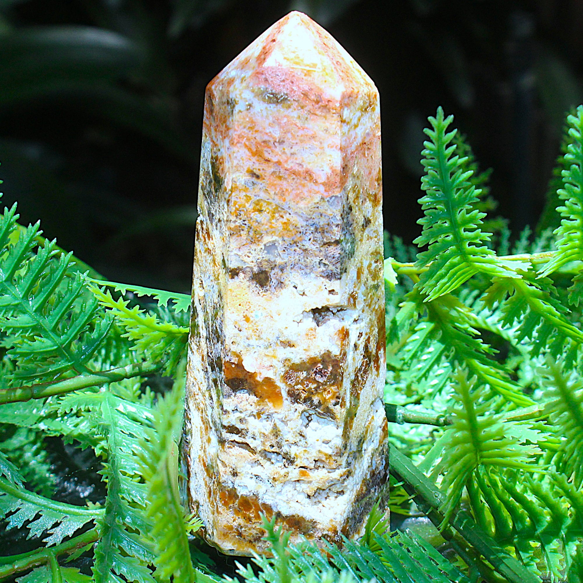 Calcite with Apatite Tower
