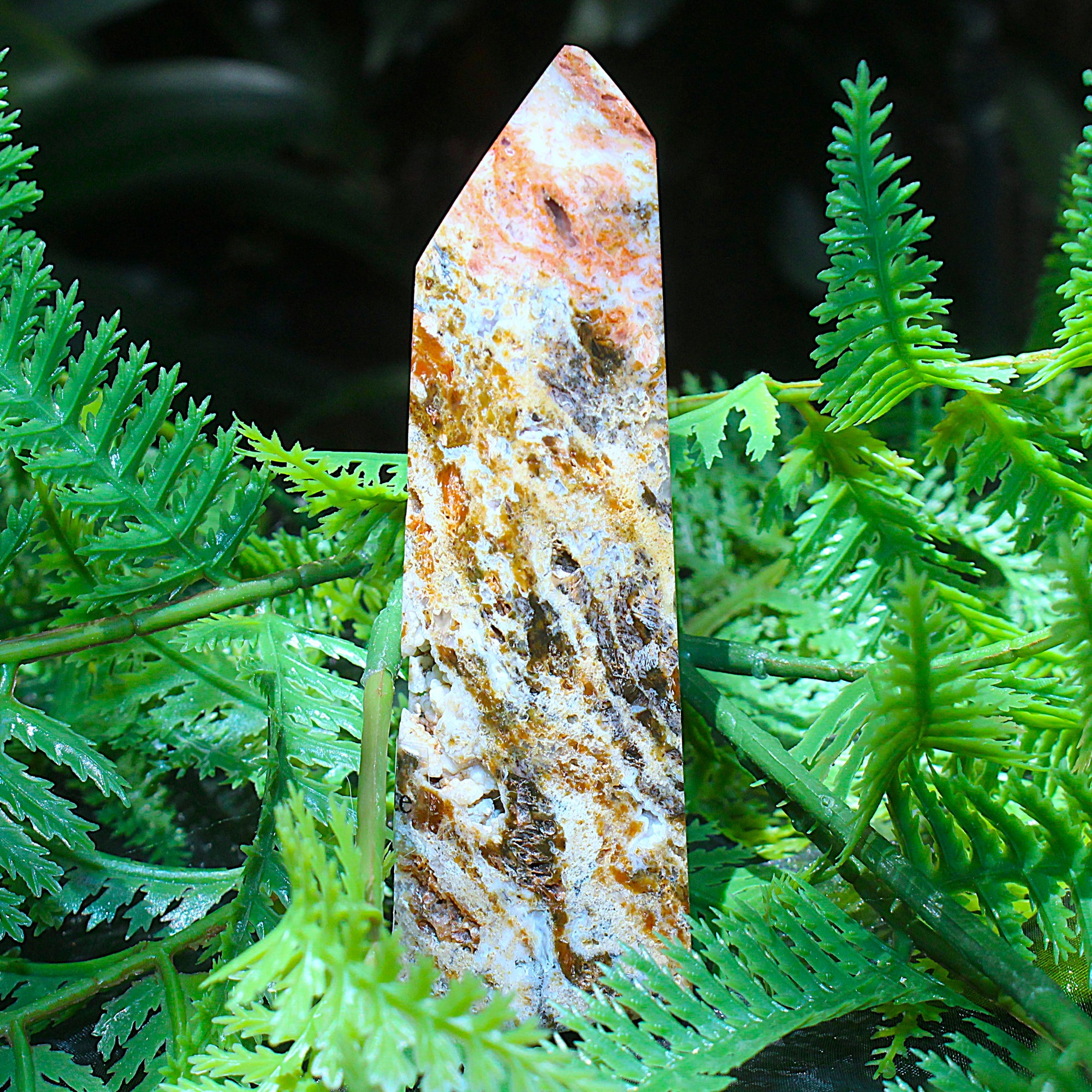 Calcite with Apatite Tower