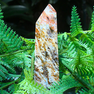 Calcite with Apatite Tower