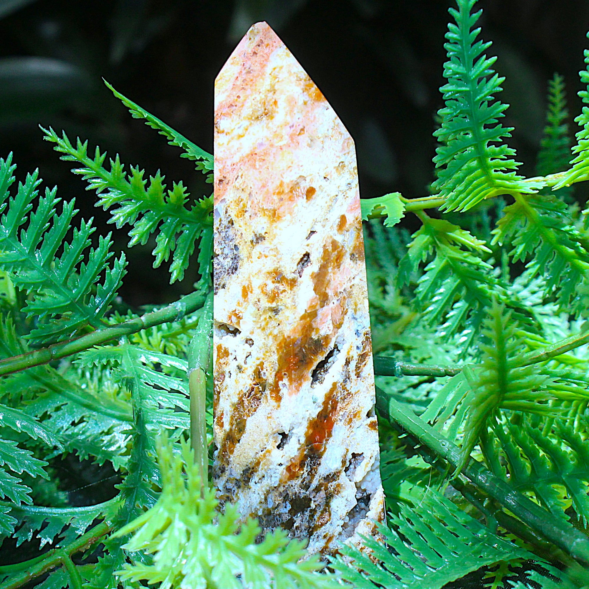 Calcite with Apatite Tower
