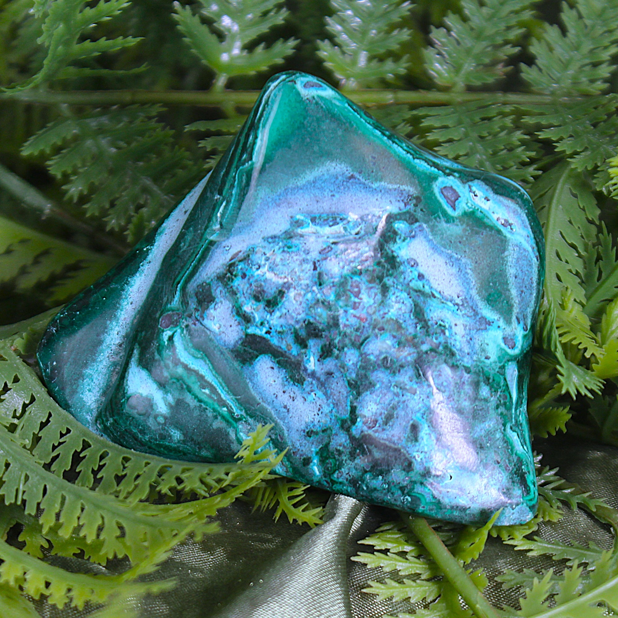 Polished Malachite