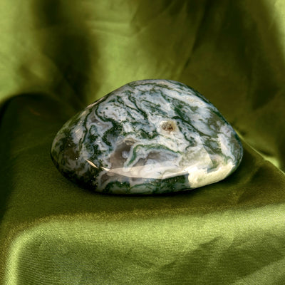 Polished Moss Agate Free Form