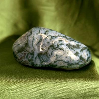 Polished Moss Agate Free Form