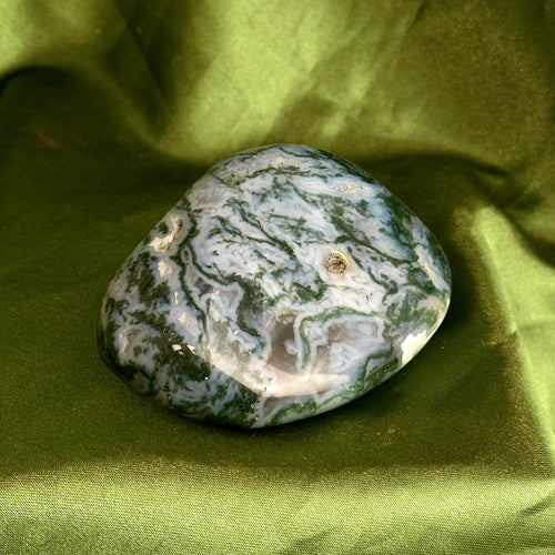 Polished Moss Agate Free Form