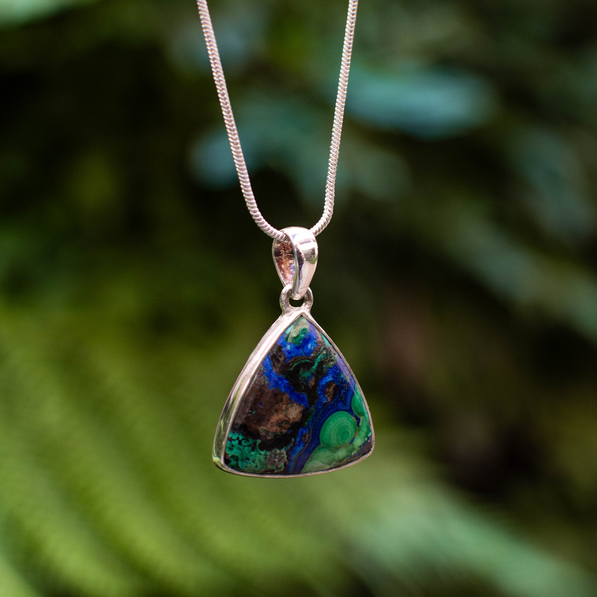 Malachite Chrysocolla Pendant