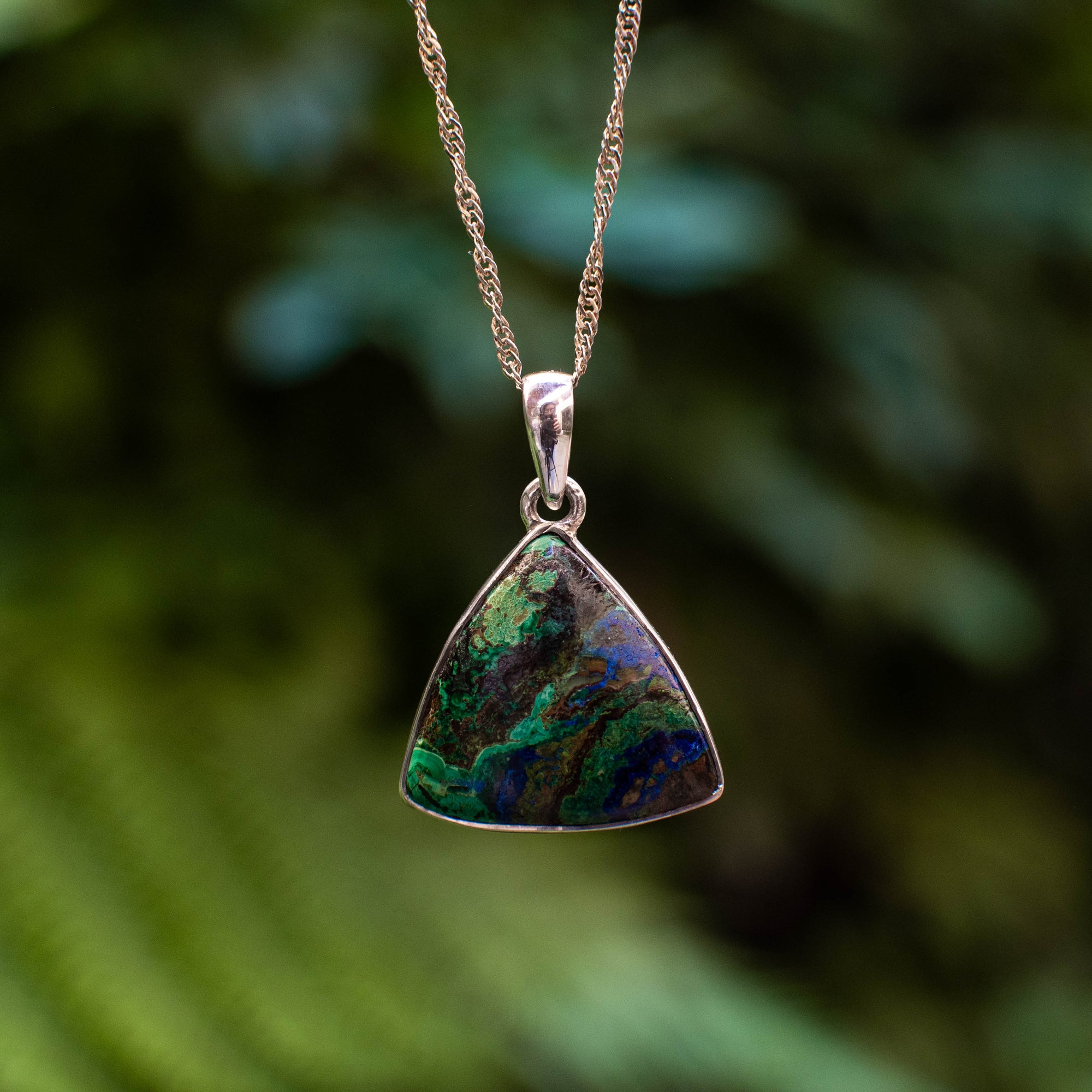 Malachite Chrysocolla Pendant