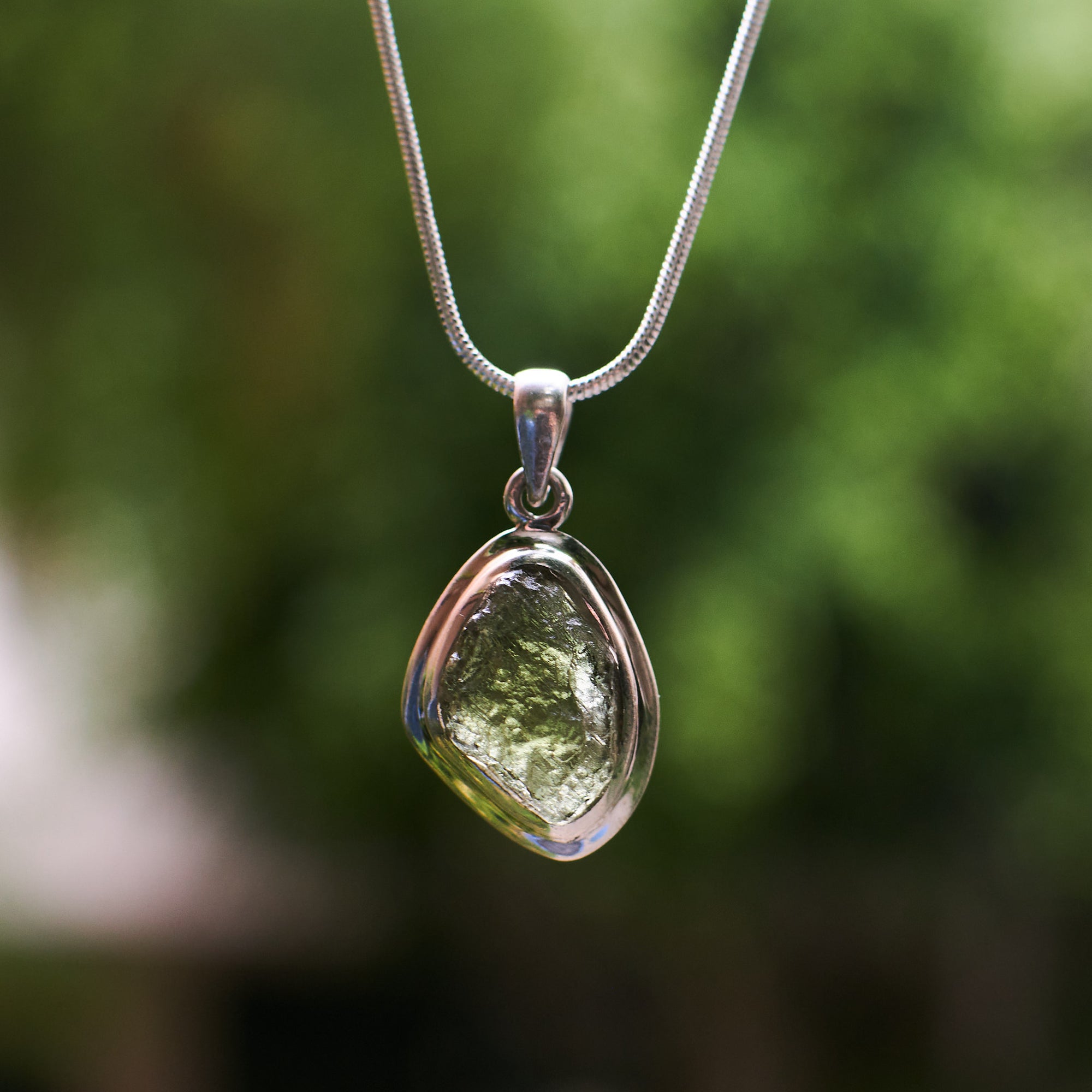 Moldavite Pendant