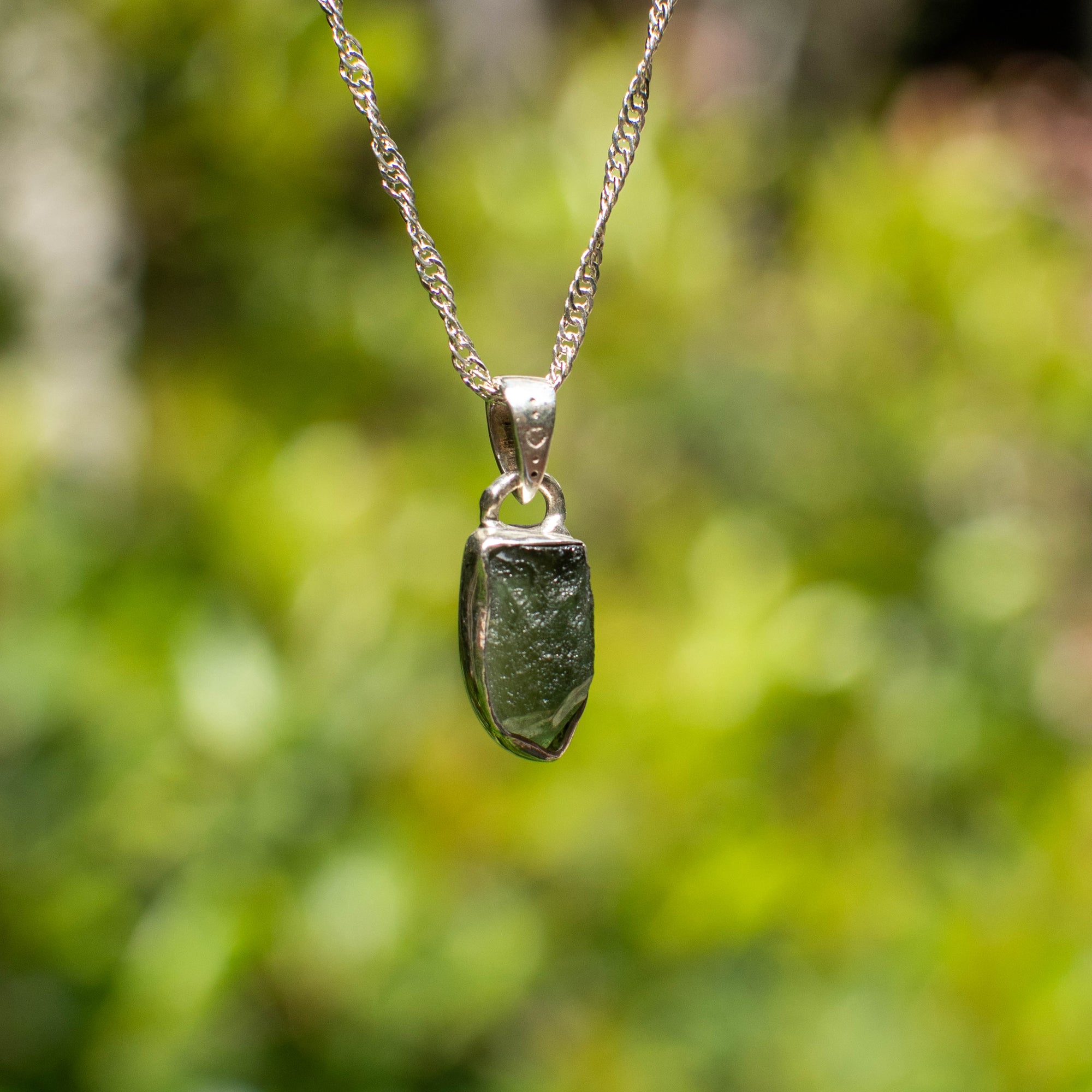 Moldavite Pendant