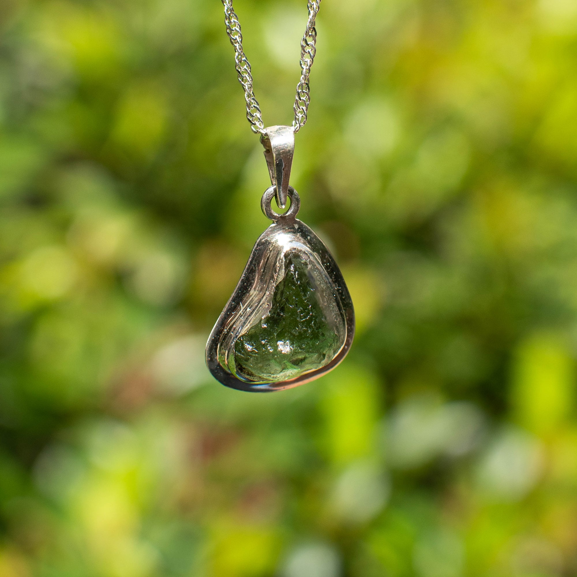 Moldavite Pendant
