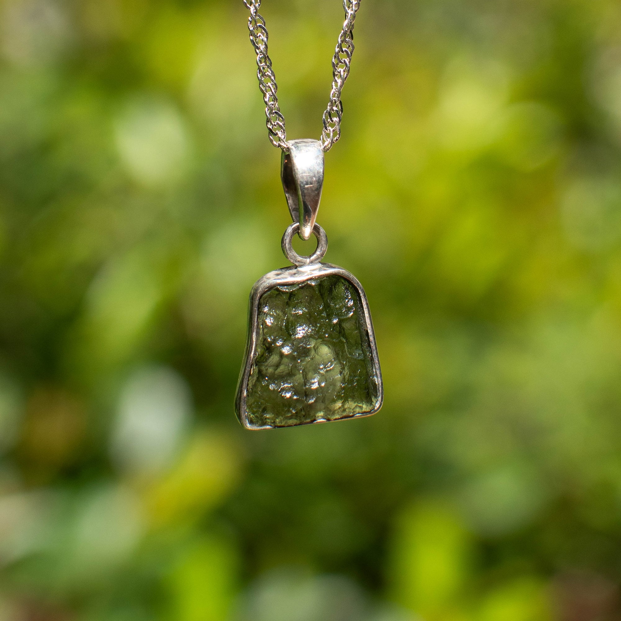 Moldavite Pendant