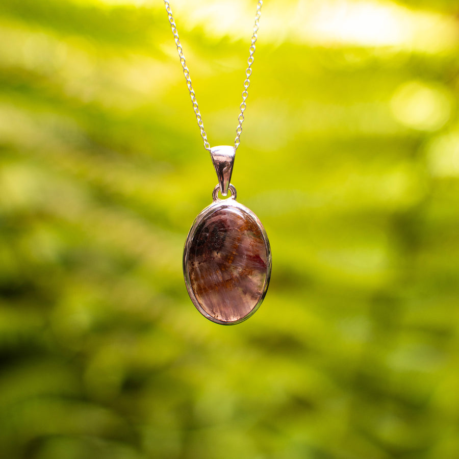 Cacoxenite Super Seven Necklace