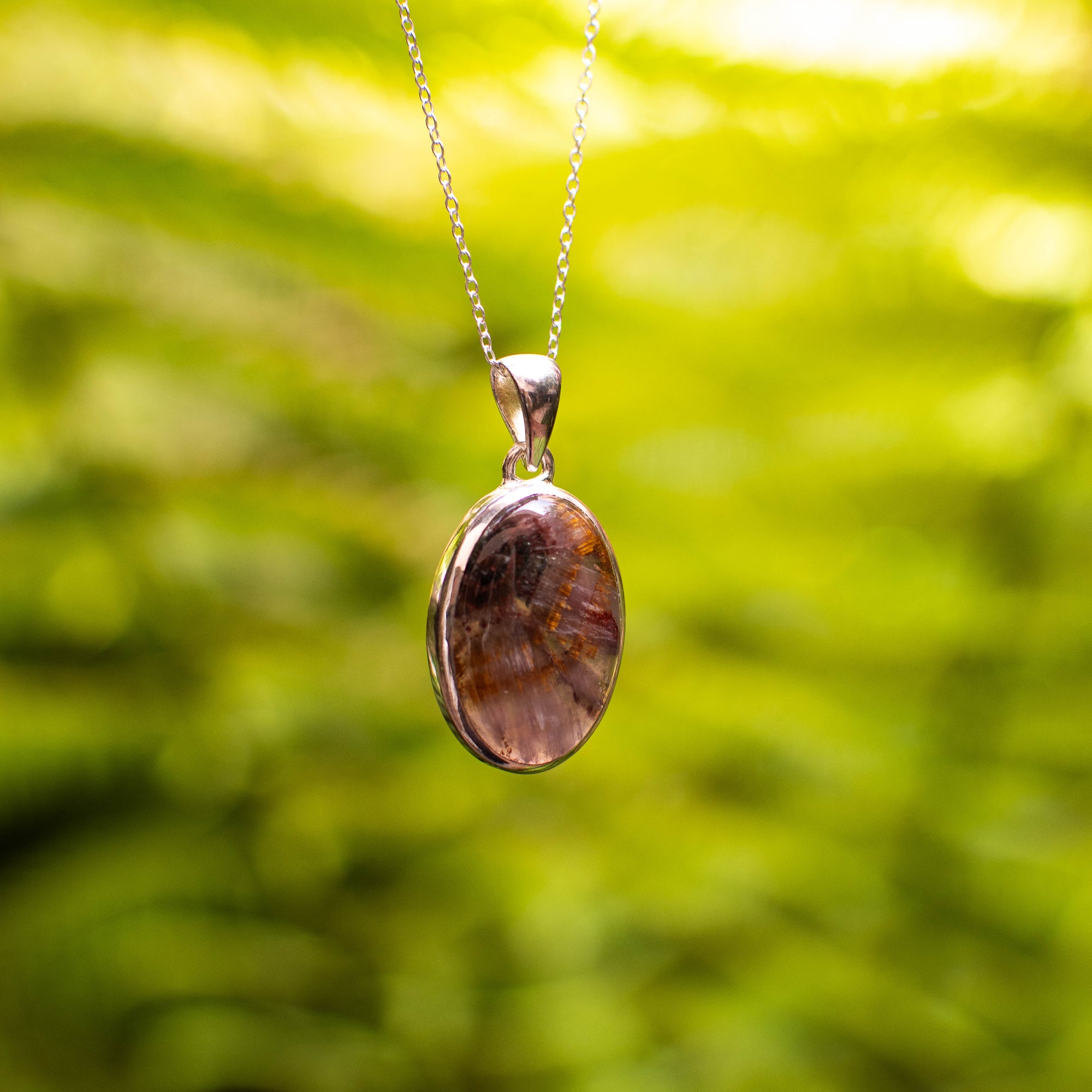 Cacoxenite Super Seven Necklace