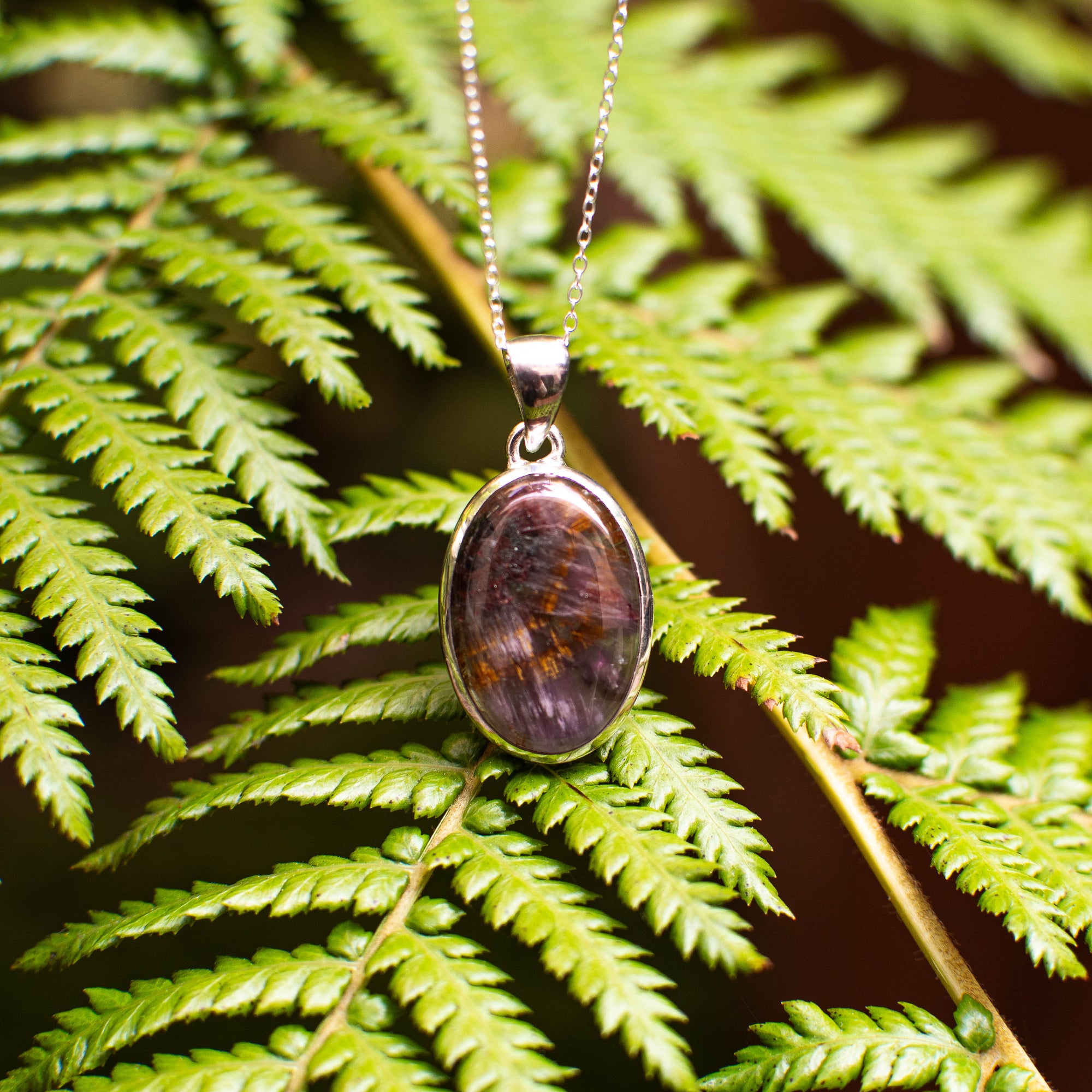 Cacoxenite Super Seven Necklace