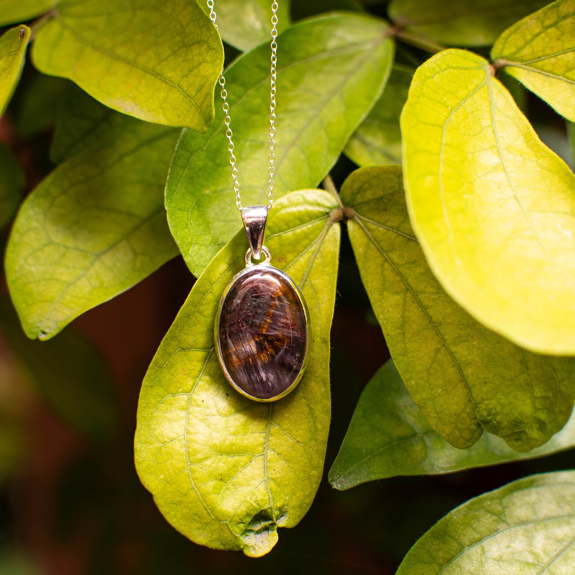 Cacoxenite Super Seven Necklace
