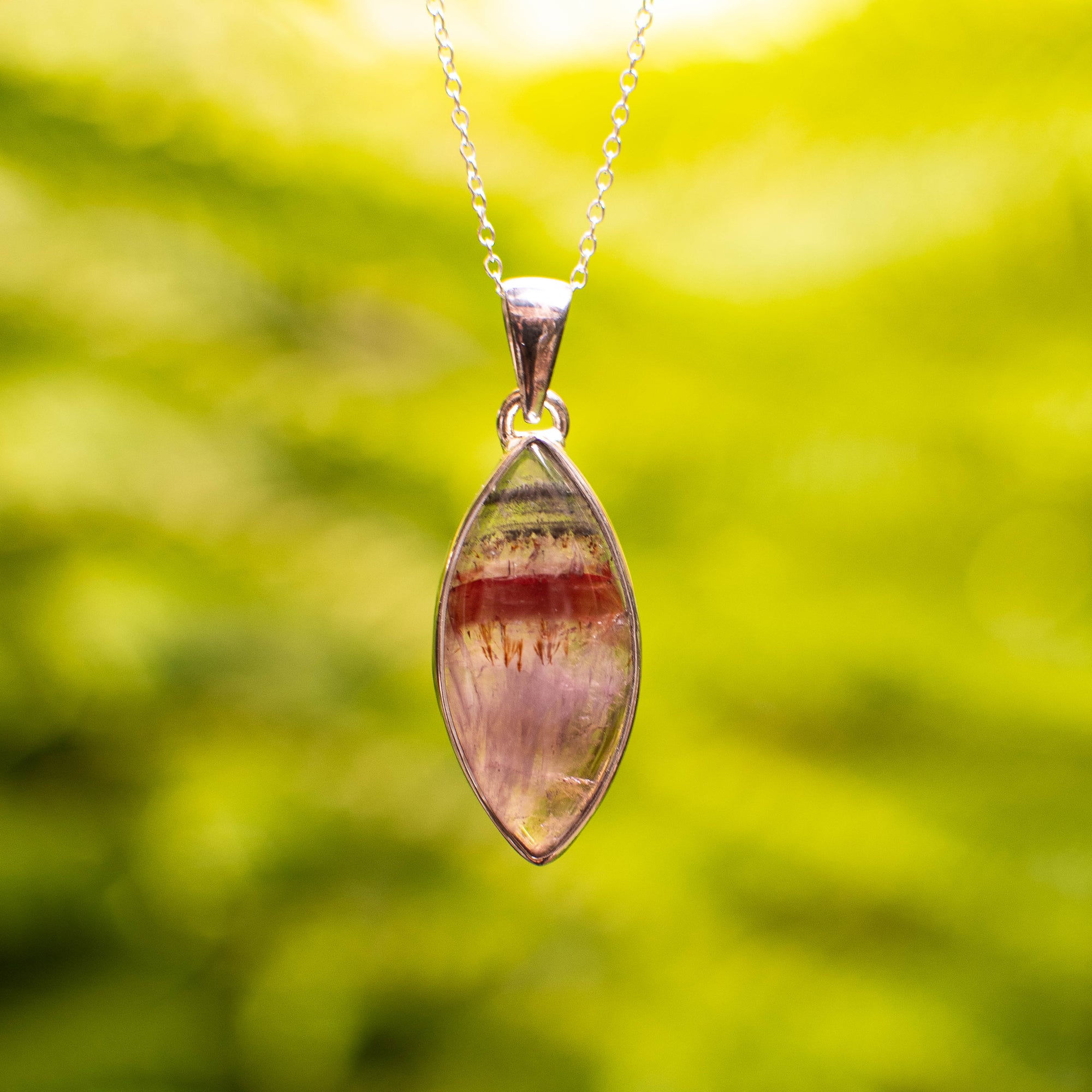 Cacoxenite Super Seven Necklace