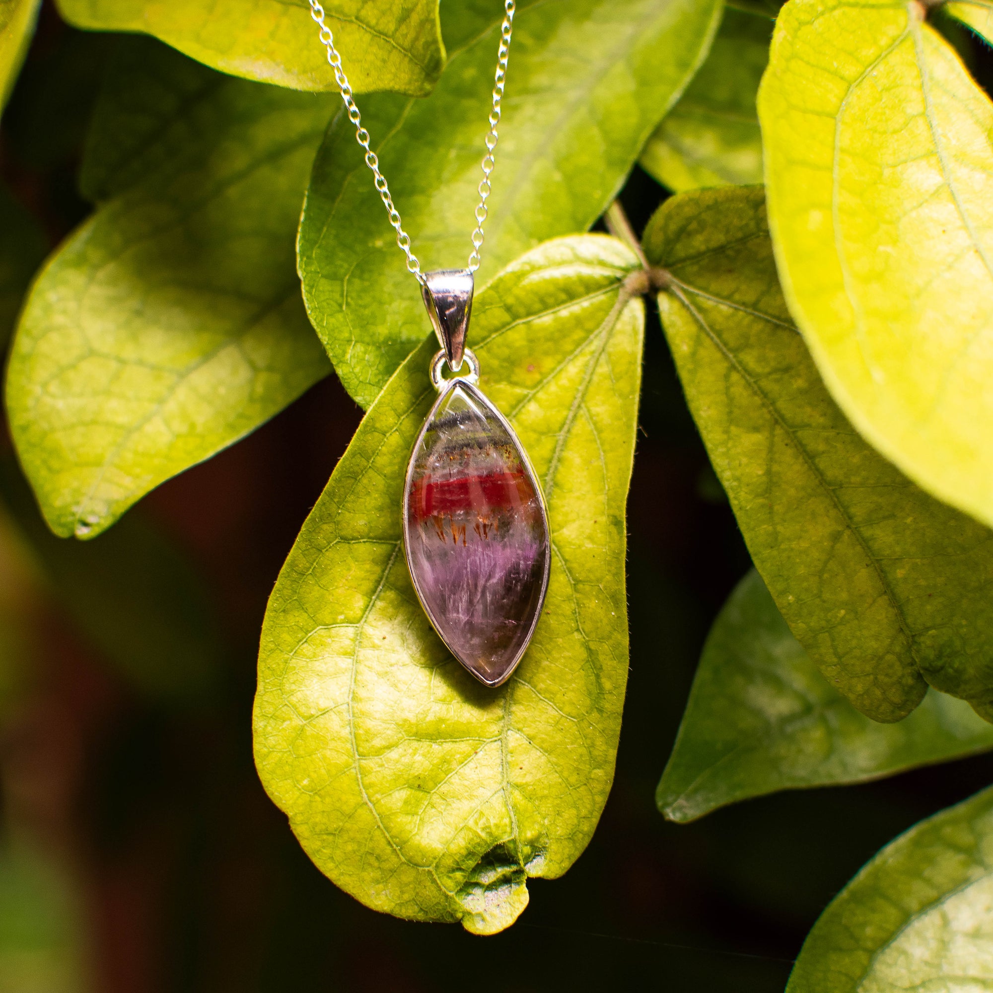 Cacoxenite Super Seven Necklace