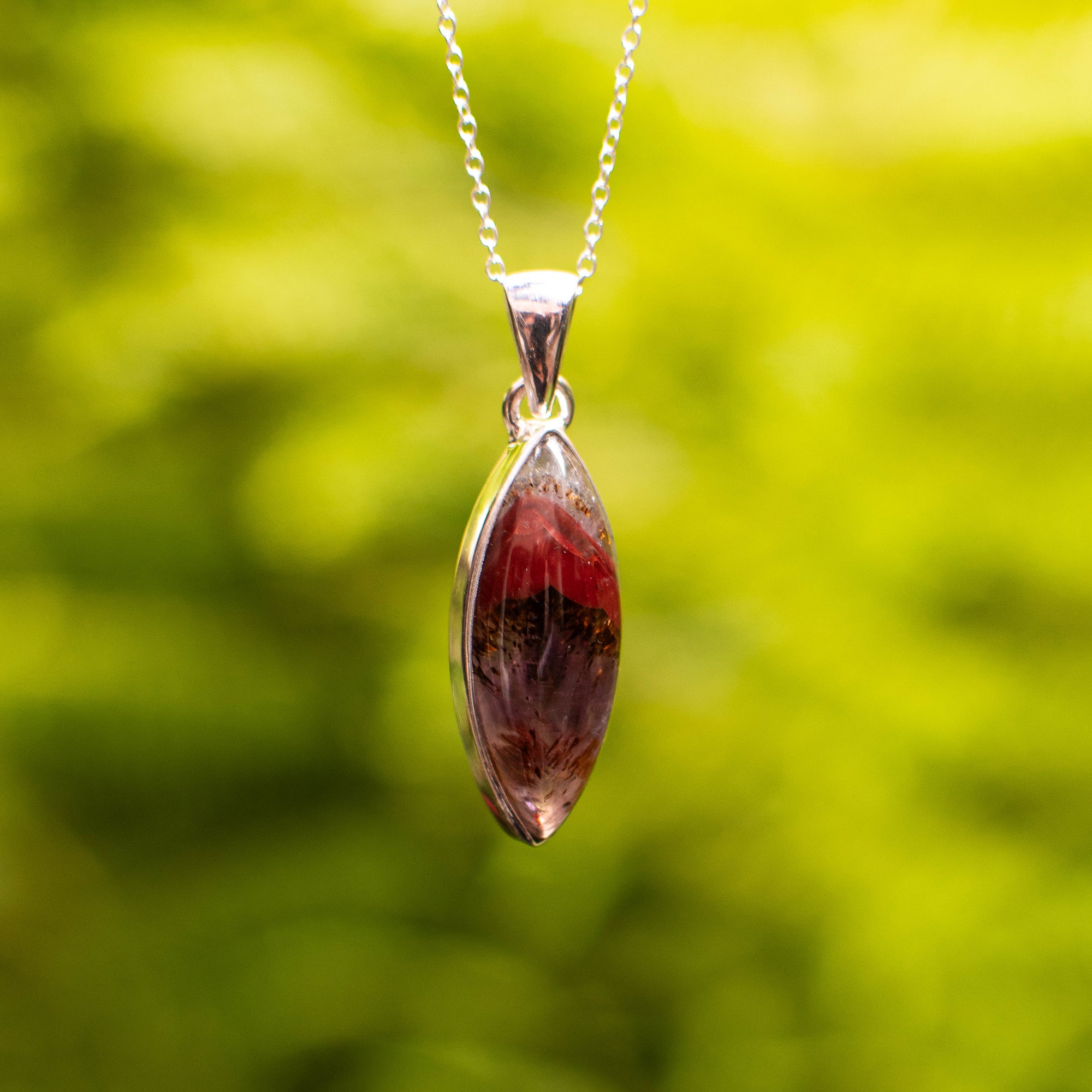 Cacoxenite Super Seven Necklace