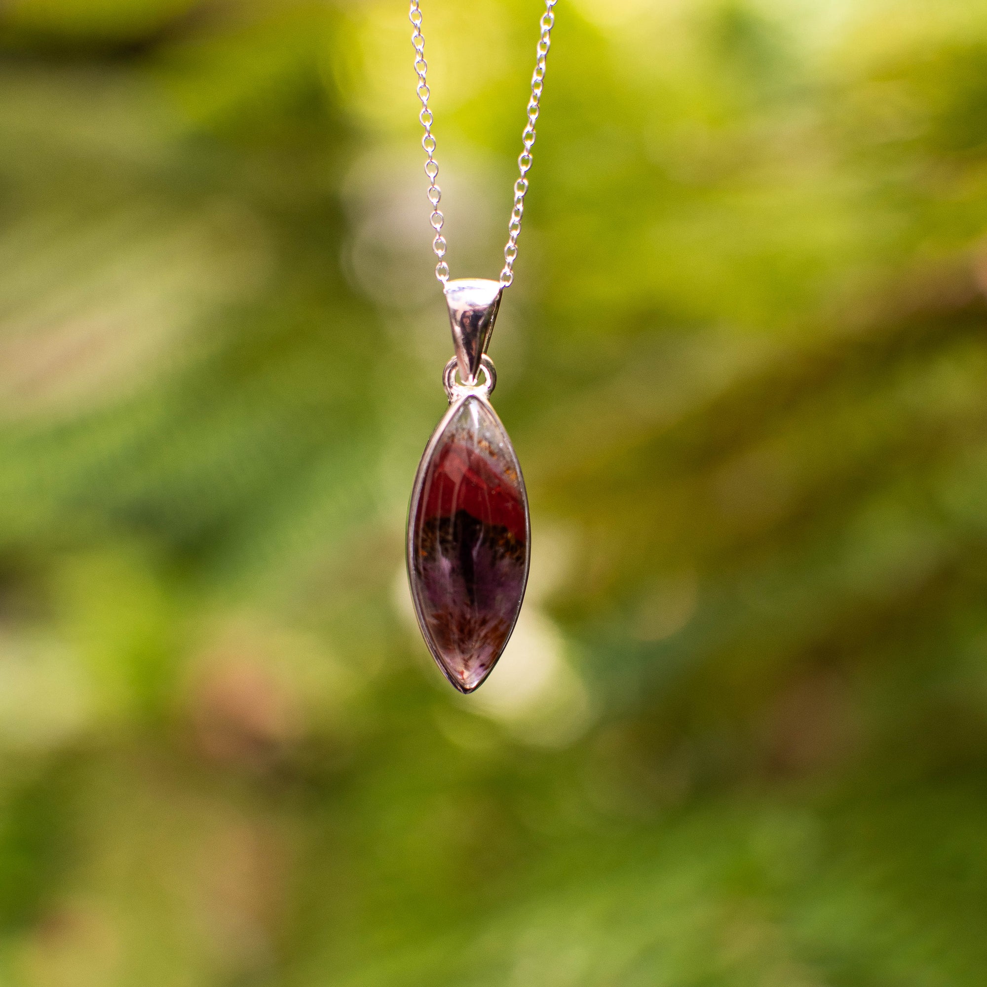 Cacoxenite Super Seven Necklace