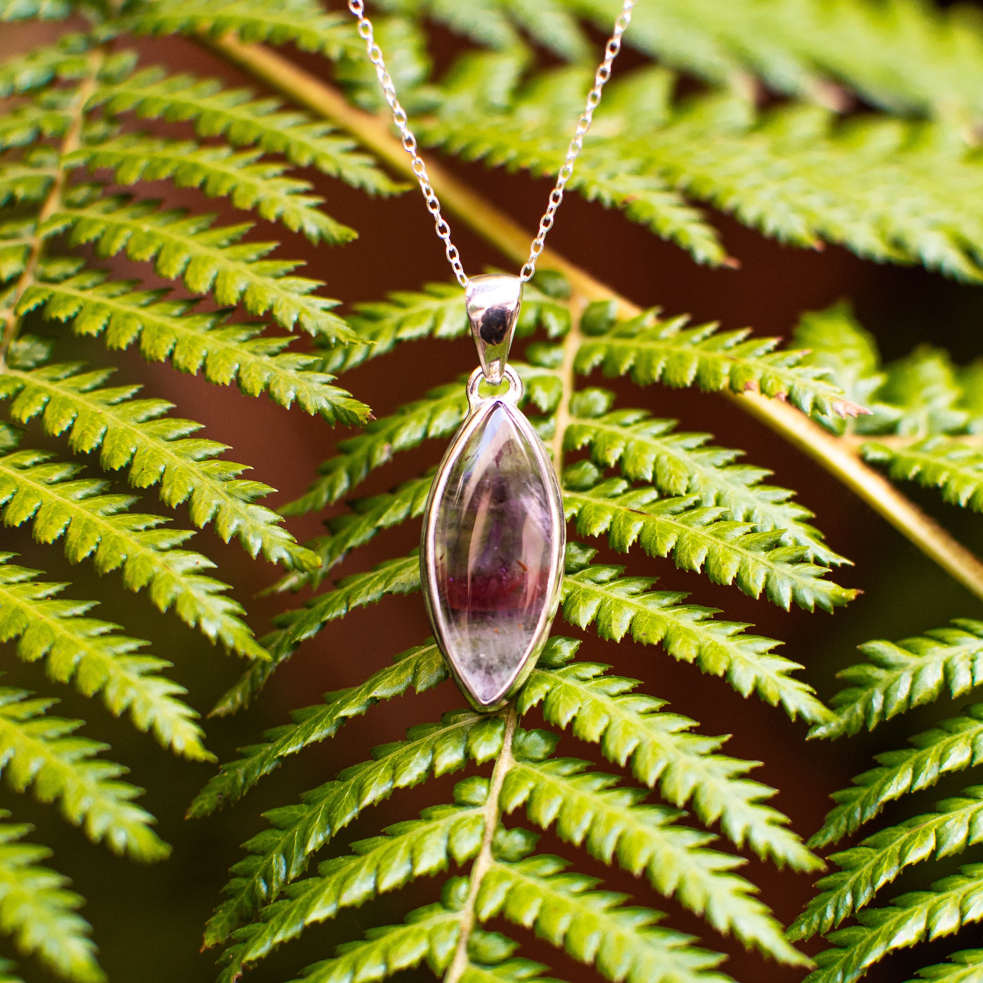 Cacoxenite Super Seven Necklace