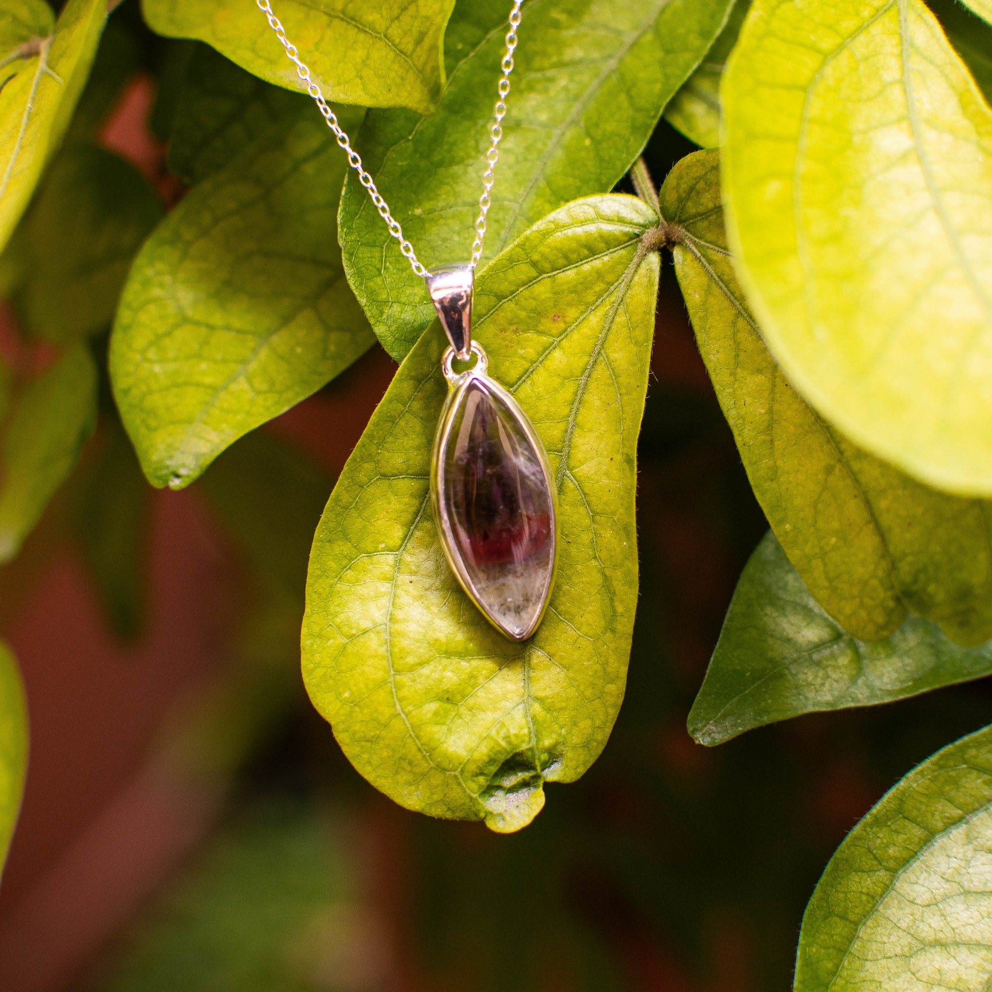 Cacoxenite Super Seven Necklace