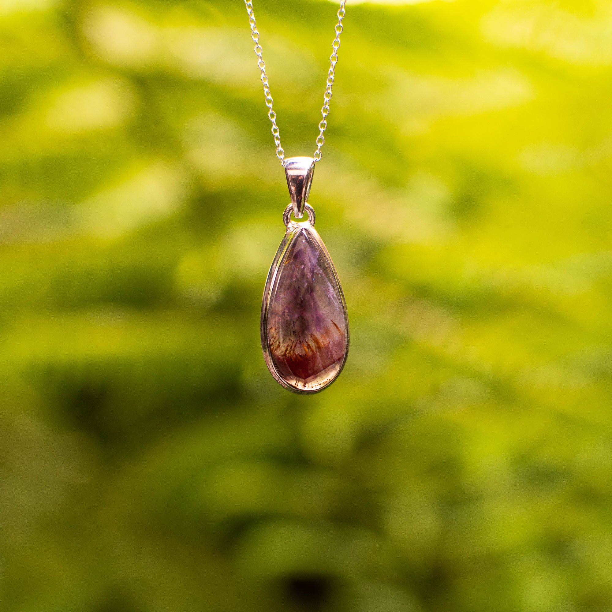 Cacoxenite Super Seven Necklace