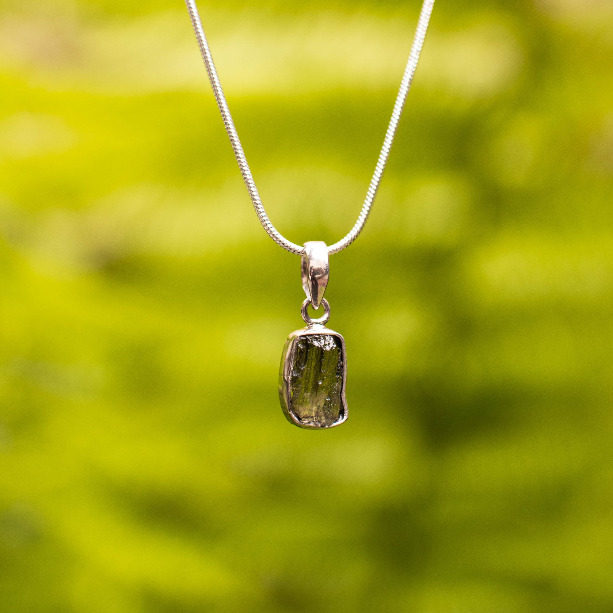 Genuine Moldavite Pendant
