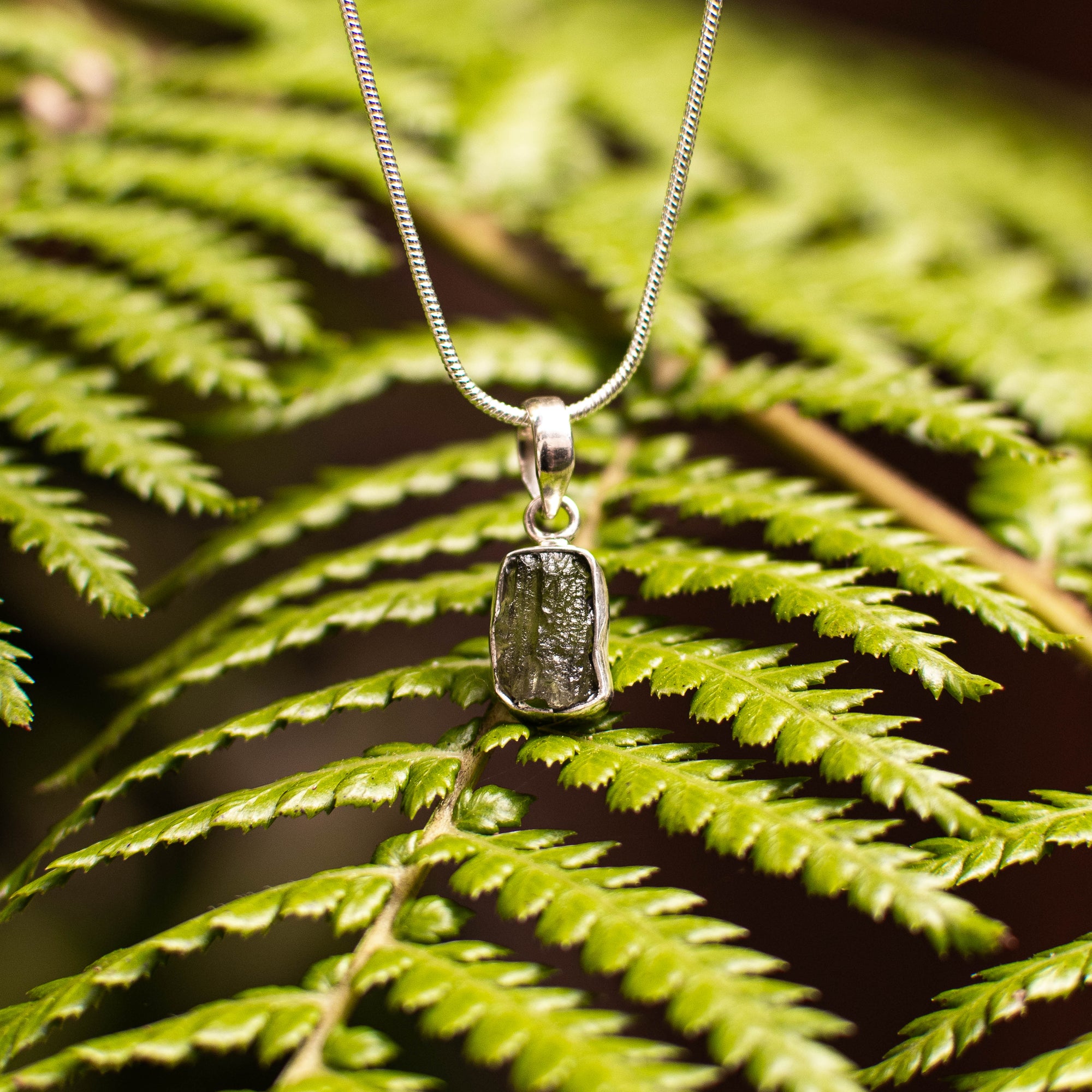 Genuine Moldavite Pendant