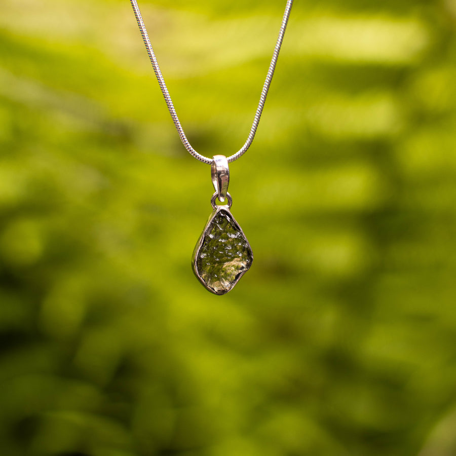 Genuine Moldavite Pendant
