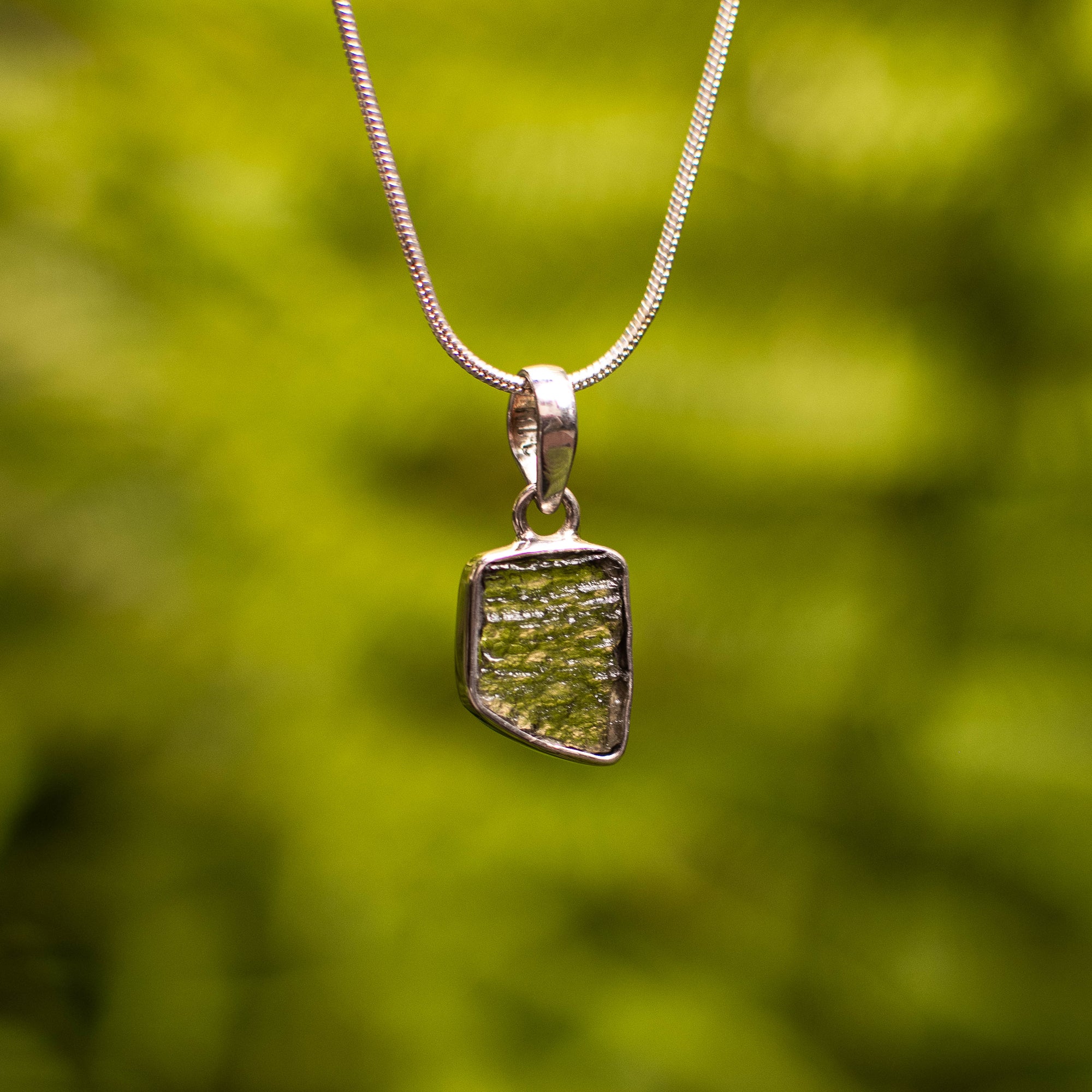 Genuine Moldavite Pendant