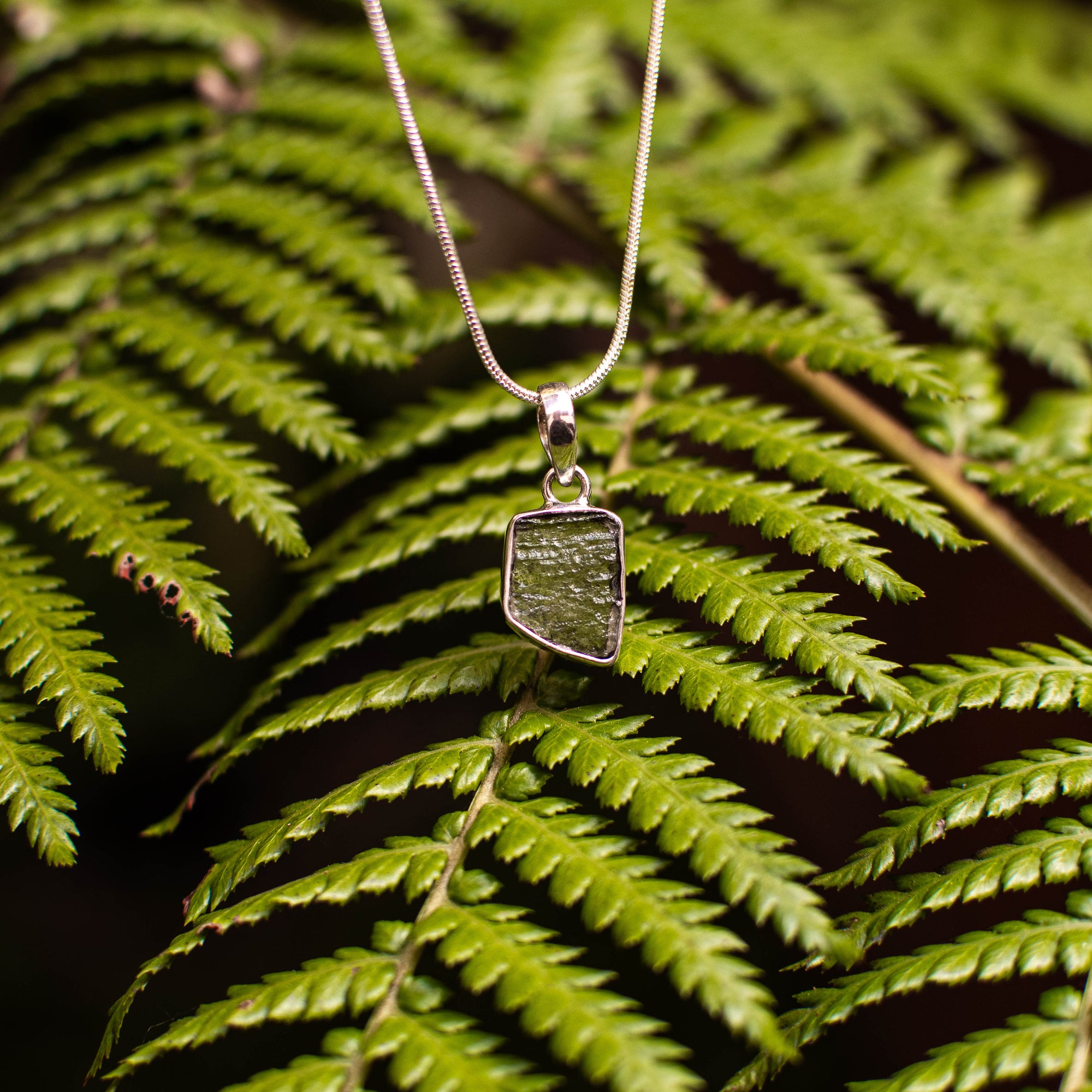 Genuine Moldavite Pendant