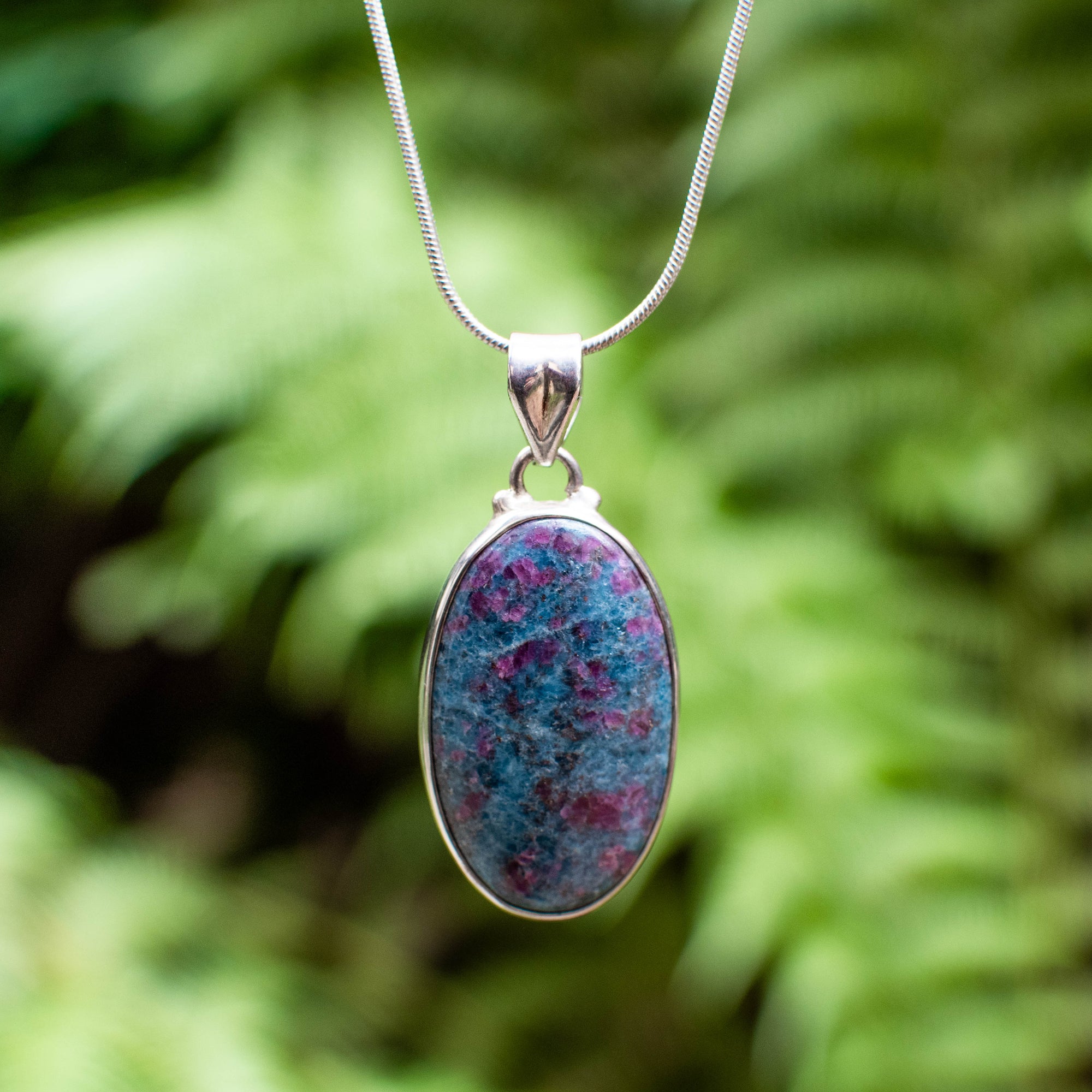 Ruby Kyanite Pendant