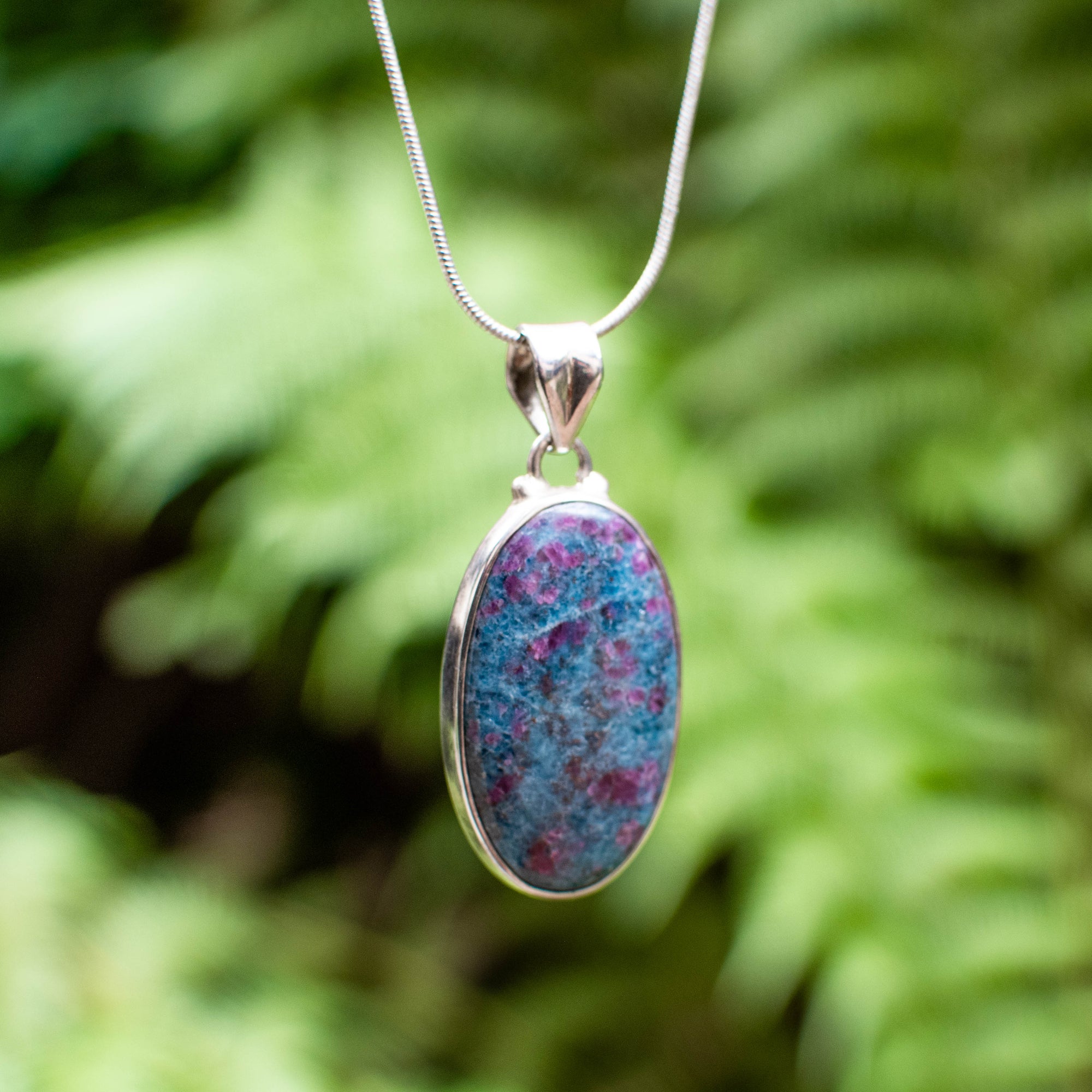 Ruby Kyanite Pendant