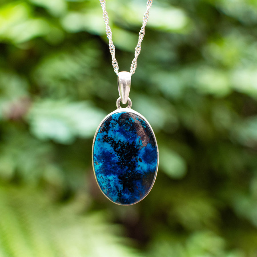 Shattuckite Pendant