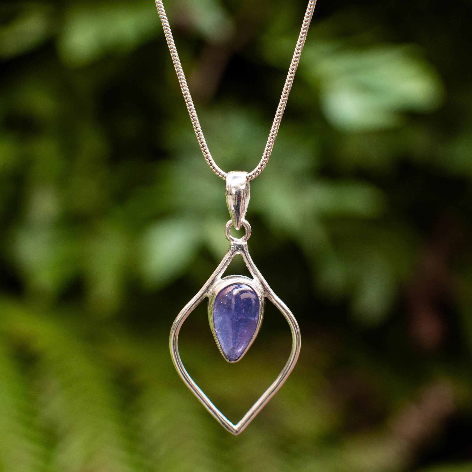 Tanzanite Teardrop Pendant