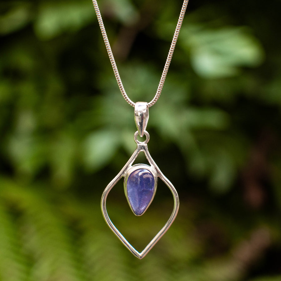 Tanzanite Teardrop Pendant