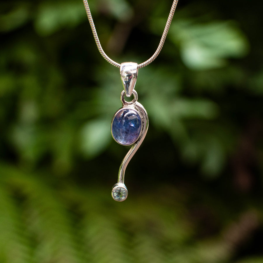 Tanzanite & Blue Topaz Pendant