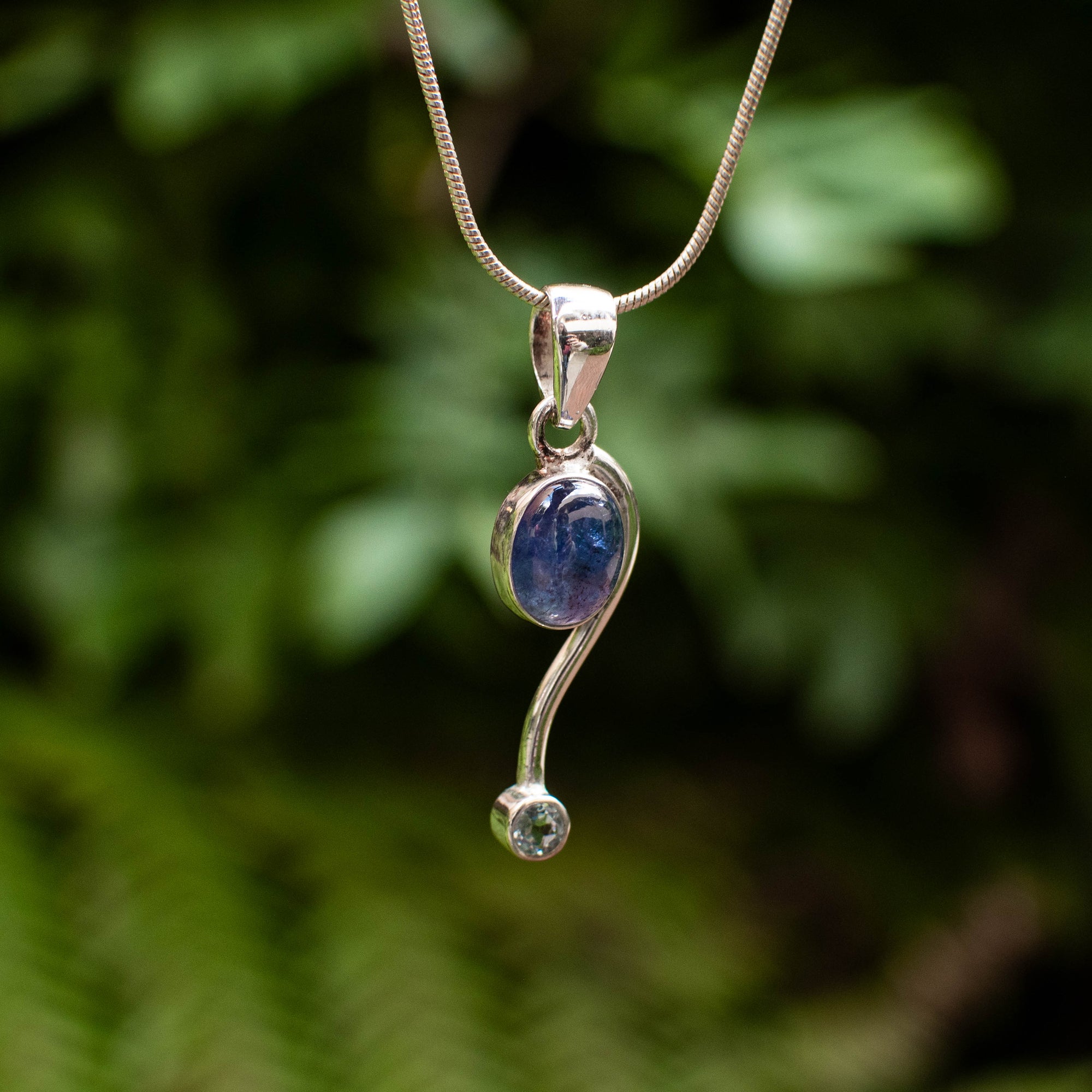 Tanzanite & Blue Topaz Pendant