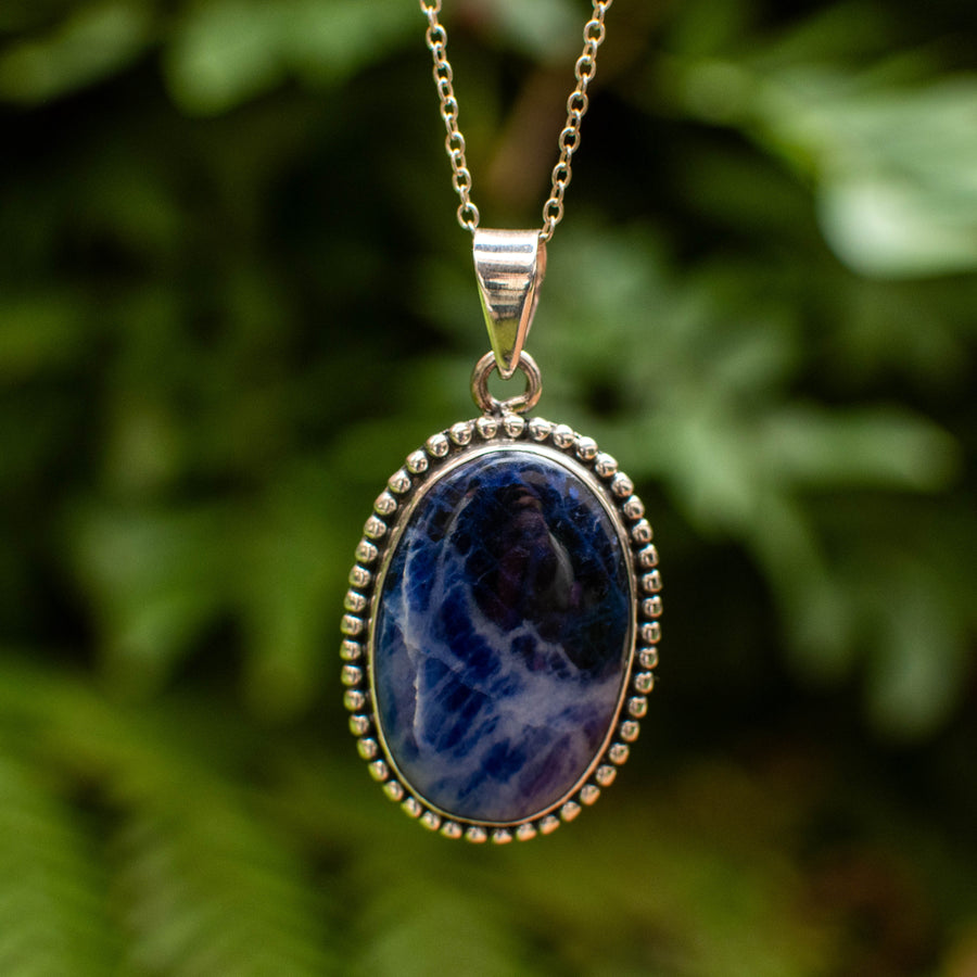 Polished Sodalite Pendant