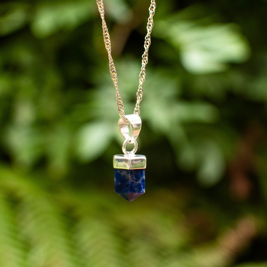Mini Sodalite Point Pendant
