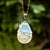 Wire Wrapped Opalite Pendant