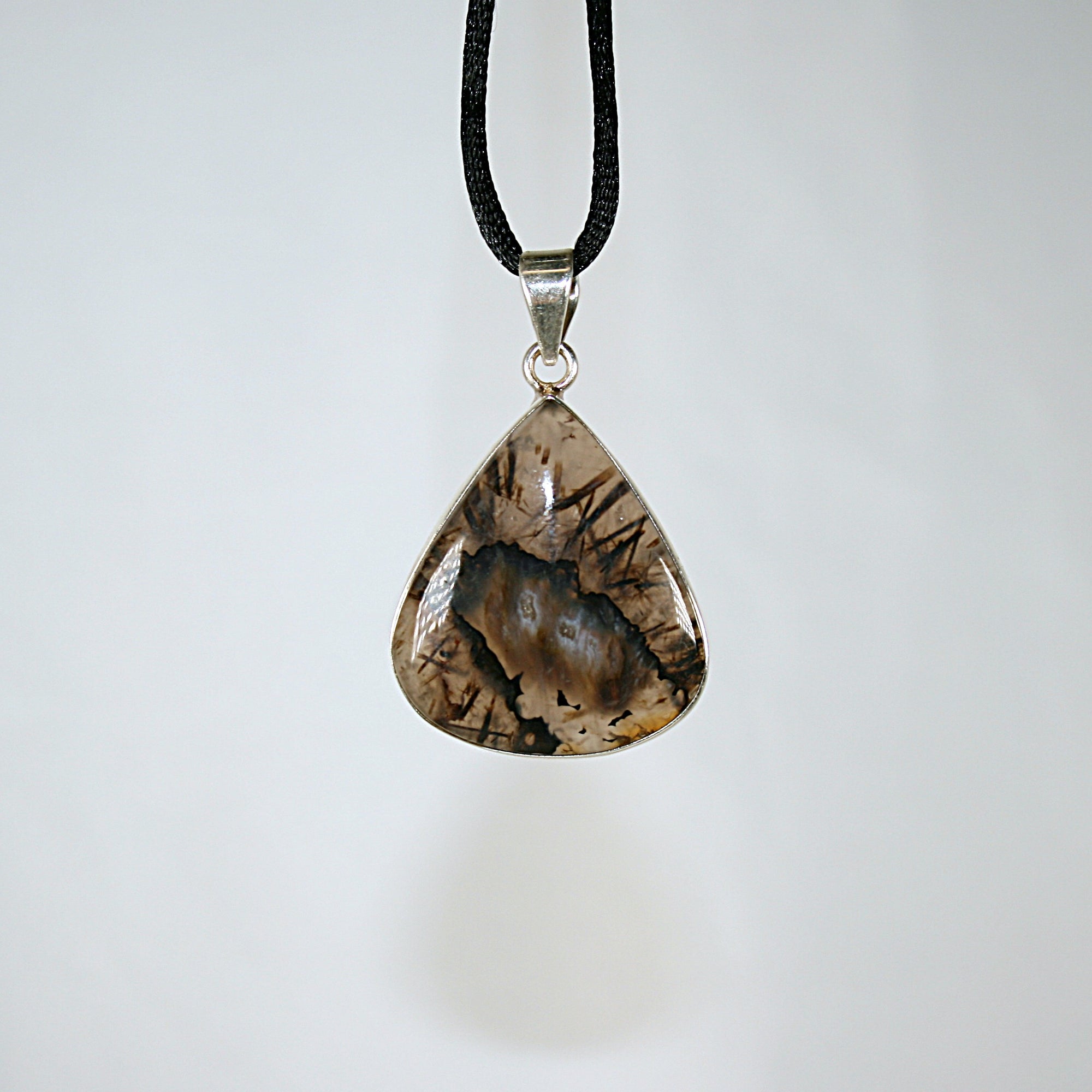 Tourmalinated Quartz Pendant
