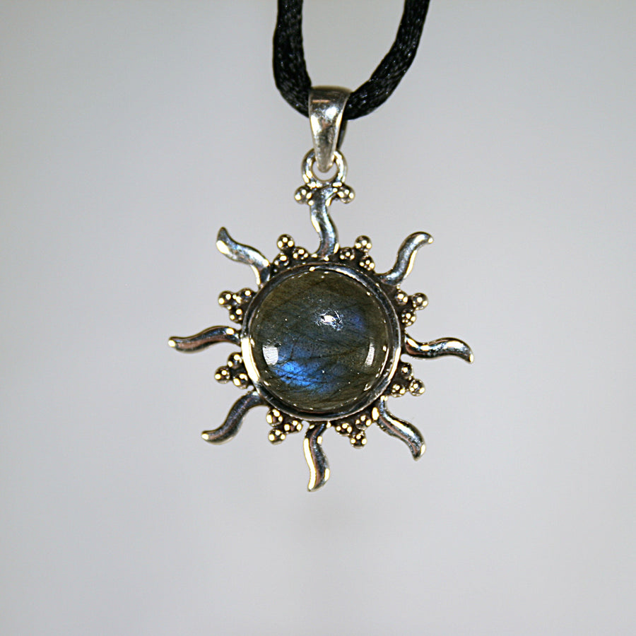 Labradorite Sun Pendant