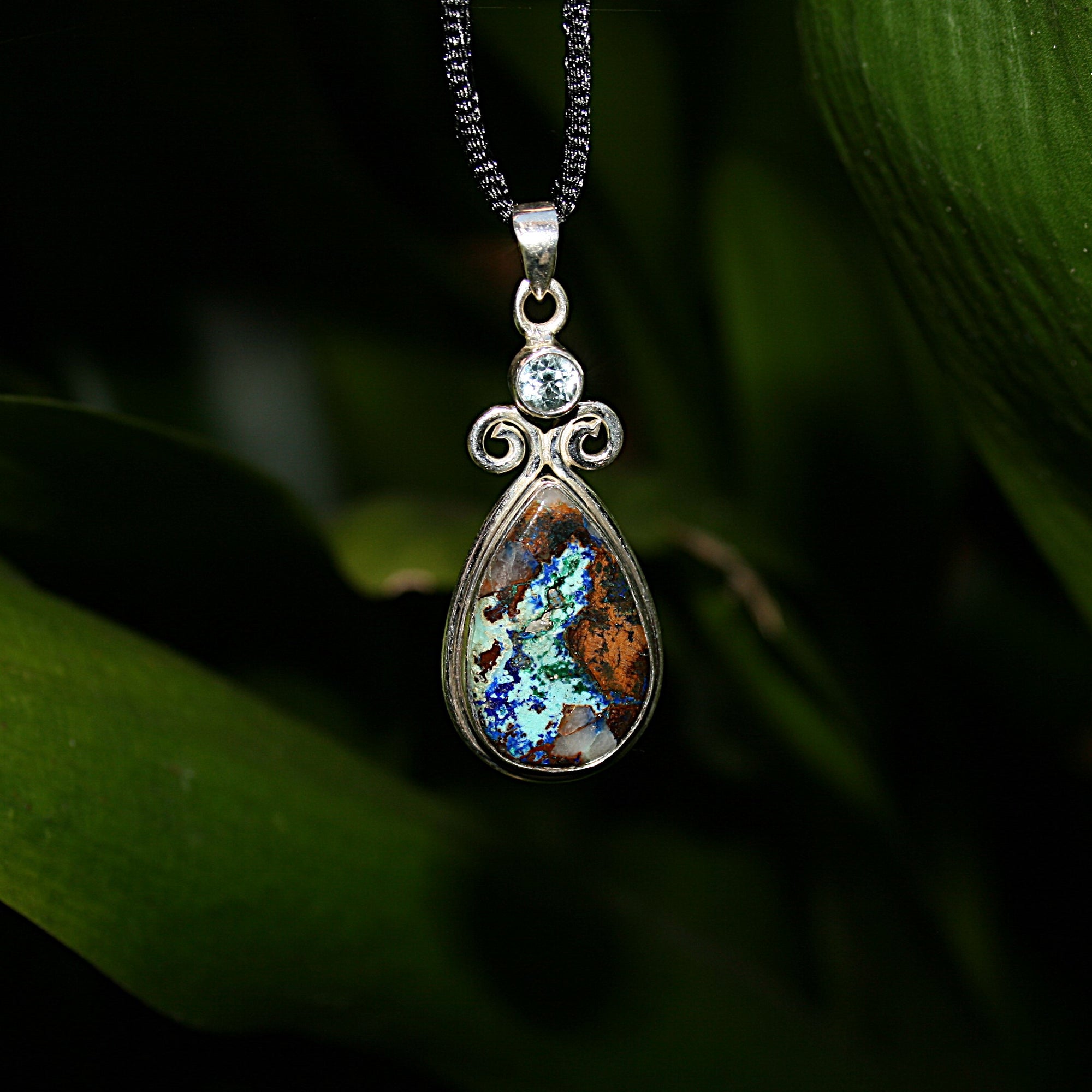 Azurite Turquoise Pendant