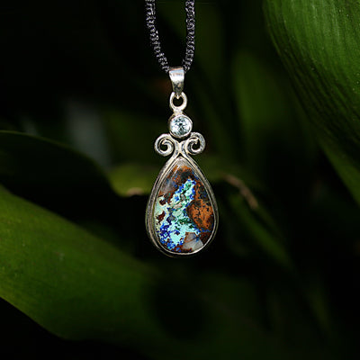 Azurite Turquoise Pendant