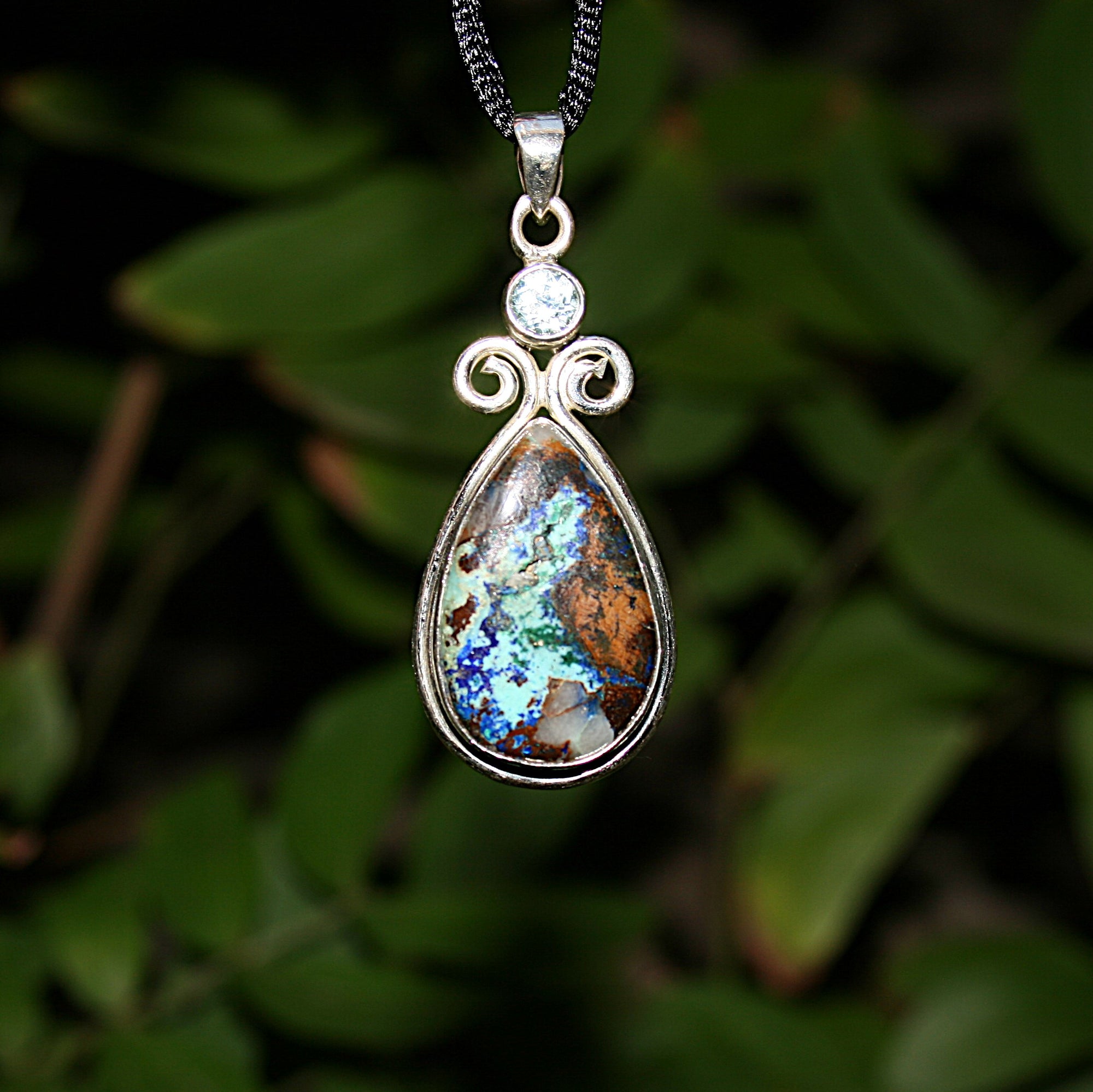 Azurite Turquoise Pendant