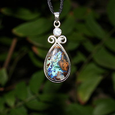 Azurite Turquoise Pendant