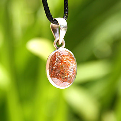 Sunstone Faceted Pendant