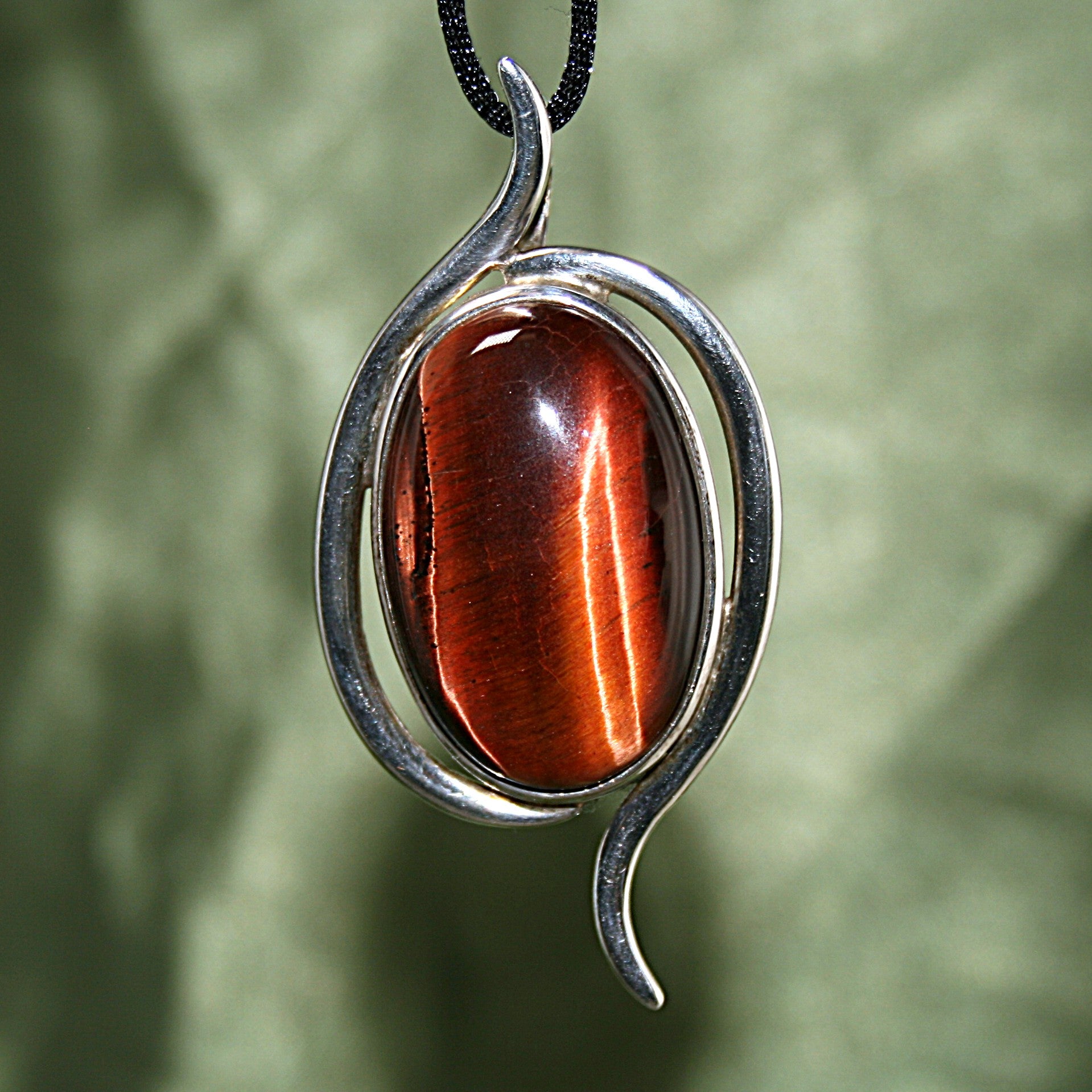 Red Tigers Eye Pendant