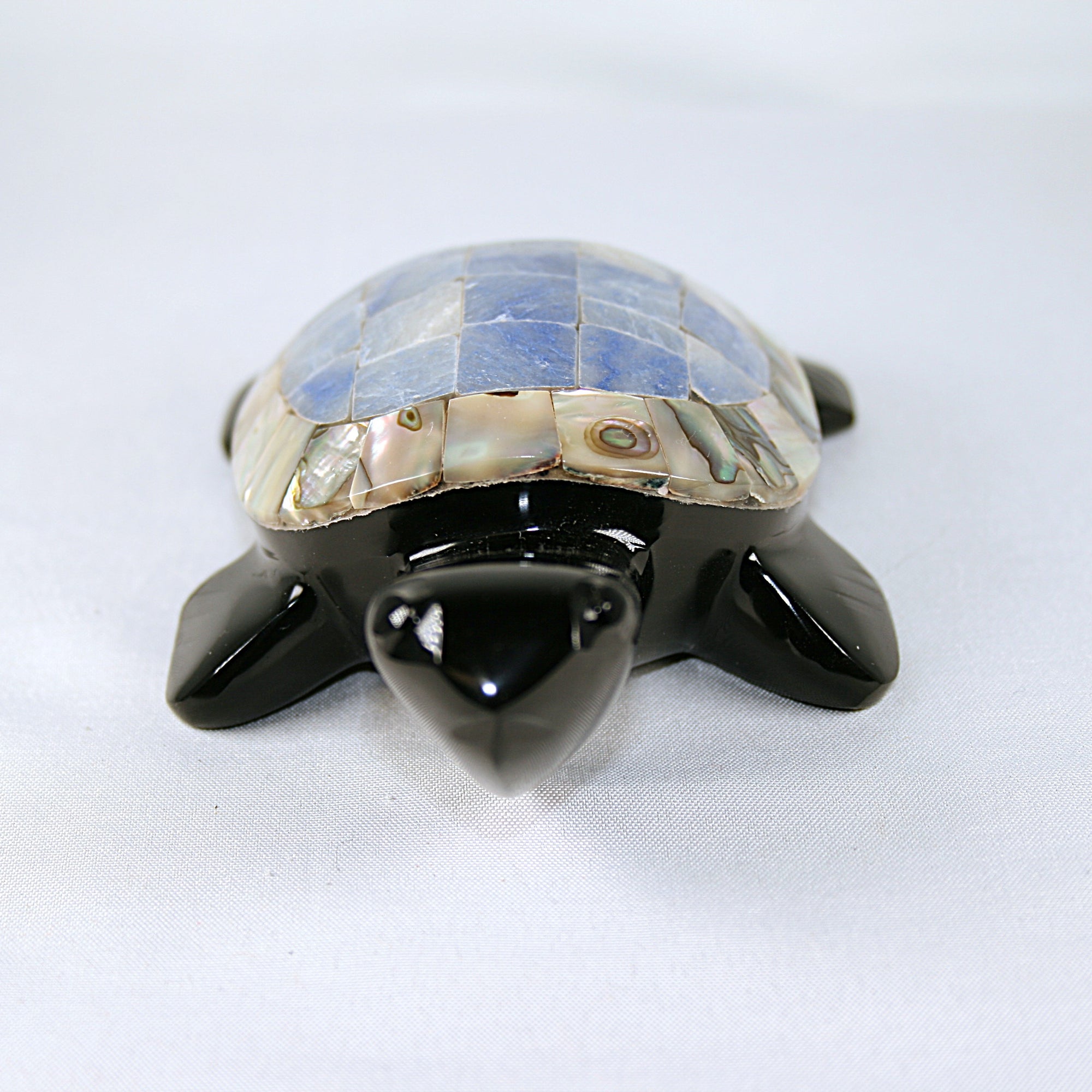Obsidian and Abalone Turtle