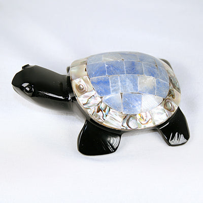 Obsidian and Abalone Turtle